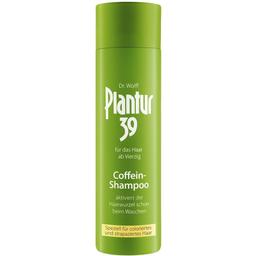 Шампунь против выпадения волос Plantur 39 Phyto-Coffein Shampoo, для поврежденных и окрашенных волос, 250 мл