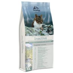 Сухий корм для кастрованих і стерилізованих котів Carpathian Pet Food Inactive з куркою і атлантичним палтусом для малоактивних, 1,5 кг