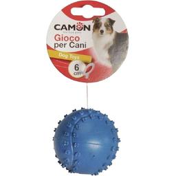 Игрушка для собак Camon Мяч, с пищалкой, резина, 6см, в ассортименте