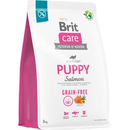 Сухий беззерновий корм для цуценят Brit Care Dog Grain-free Puppy, з лососем, 3 кг