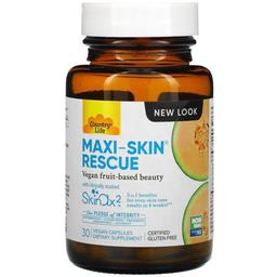 Спасение кожи Country Life Maxi-Skin Rescue 30 капсул