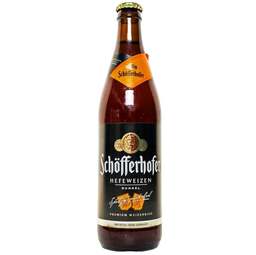 Пиво Schöfferhofer Dunkel, темное, нефильтрованное, 4,5% 0,5 л