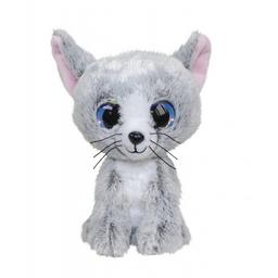 Мягкая игрушка Lumo Stars Кот Katti, 15 см, серый (54991)
