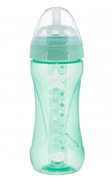 Пляшечка для годування Nuvita Mimic Cool, антиколікова, 330 мл, зелений (NV6052GREEN)