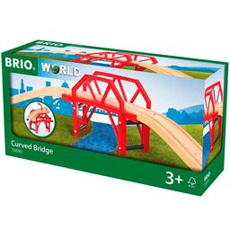 Изогнутый мост для железной дороги Brio (33699)