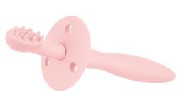 Силіконова щітка для зубів Canpol babies з обмежувачем, рожевий (51/500_pin)