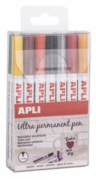Набір кольорових перманентних маркерів Apli Kids, 14 шт. (17695)