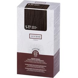 Фарба для волосся Lucens Color, тон 5.77 (холодний коричневий), 145 мл (110417)