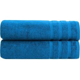 Полотенце салфетка махровое для ванной Ideia Косичка, 50х30 см, темно-синее (833331)