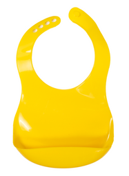 Слюнявчик-нагрудник Lindo, с карманом, желтый (Ф 932 жел)