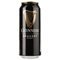 Пиво Guinness Draught, темное, 4,2%, ж/б, 0,44 л (104560)