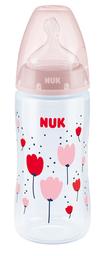 Бутылочка для кормления NUK First Choice Plus Тюльпан, c силиконовой соской, р.1, 300 мл (3952362)