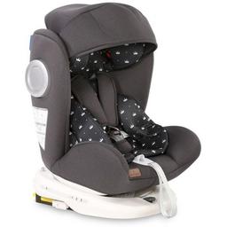 Автокрісло Lorelli Lusso SPS Isofix, 0-36 кг, сірий із чорним (22373)