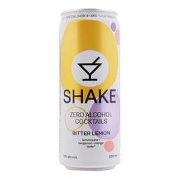Напиток сокосодержащий Shake Bitter lemon безалкогольный 330 мл (907571)