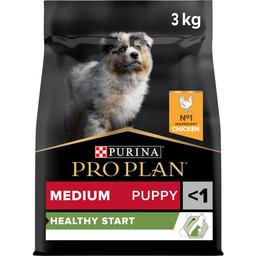 Сухой корм для щенков и молодых собак средних пород Purina Pro Plan Puppy Medium, с курицей, 3 кг (12279403)