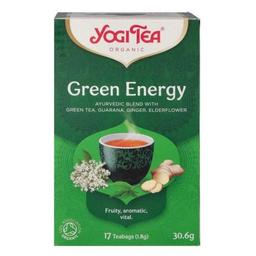 Смесь травяного и зеленого чая Yogi Tea Green Energy органический, 17 пакетиков