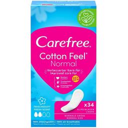 Щоденні прокладки Carefree Cotton ароматизовані 34 шт.