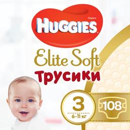 Набор подгузников-трусиков Huggies Elite Soft Pants 3 (6-11 кг), 108 шт. (2 уп. по 54 шт.)