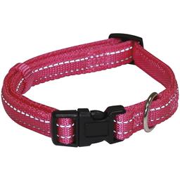 Ошейник для собак Croci Soft Reflective светоотражающий, 35-55х2 см, розовый (C5079863)