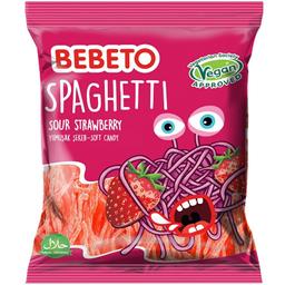 Цукерки жувальні Bebeto Sour Strawberry Spaghetti, 80 г