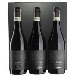Вино Cesari Amarone Bosan 1997 + 2000 + 2001, червоне, сухе, 2,25 л (3 пляшки по 0,75 л)