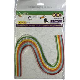 Папір кольоровий ZiBi Kids Line для квілінгу 160г/м2 420х5 мм 100 шт. (ZB.1810-99)