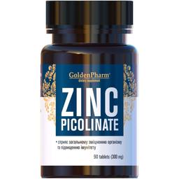 Цинку Піколінат Golden Pharm 300 мг 90 таблеток