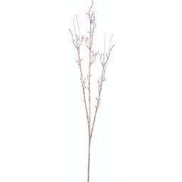 Декоративная веточка Lefard 80 см золостая с белым (801-310)