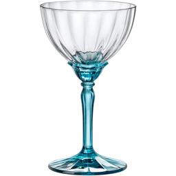 Келих для шампанського Bormioli Rocco Florian, 240 мл, прозорий з блакитним (199420BCL021990)