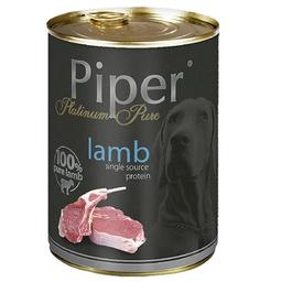 Вологий корм для собак Dolina Noteci Piper Platinum Pure ягня, 400 г (DN134-303312)