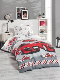 Комплект постельного белья Eponj Home Crazy Kırmızı, ранфорс. полуторный, разноцветный, 3 предмета (svt-2000022306782)