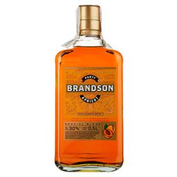 Напій алкогольний Brandson Запальний Абрикос 30% 0.5 л