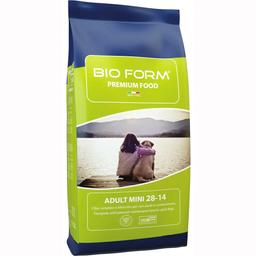 Сухий корм для собак дрібних порід Bio Form Premium Food Adult Mini з куркою та індичкою 15 кг