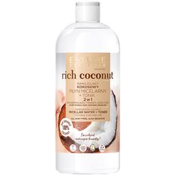 Кокосова міцелярна вода Eveline Rich Coconut 2 в 1 400 мл