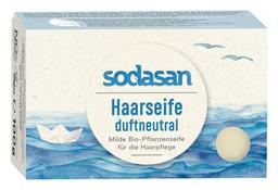 Органическое мыло-шампунь Sodasan для волос и чувствительной кожи, 100 г