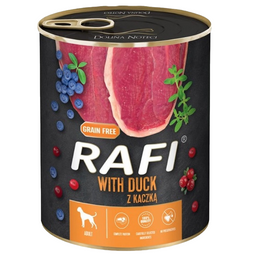 Влажный корм для собак Dolina Noteci Rafi паштет из утки с черникой и клюквой, 800 г (DN264-305026)