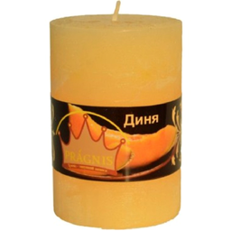 Свічка Pragnis Рустик, 5,5х8 см, оранжевий (CA558-MEL)