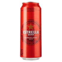 Пиво Estrella Damm Barcelona светлое 4.6% 0.5 л ж/б (489877)
