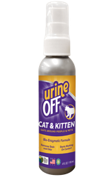 Спрей для удаления органических пятен и запахов котят и кошек TropiClean Urine Off, 118 мл (16998)