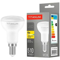 Светодиодная лампа Titanum LED R50 6W E14 3000K (TLR5006143)