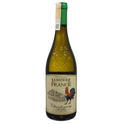 Вино Lumier de France Chardonnay, белое, сухое 0,75 л