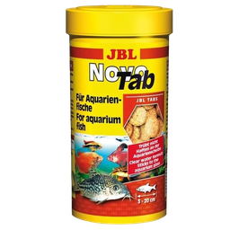 Корм для любых аквариумных рыб JBL Novo Tab, в форме таблеток, 250 мл