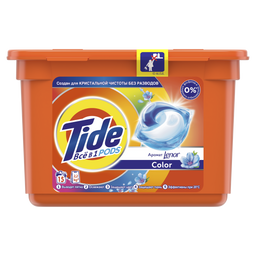 Капсули для прання Tide Все-в-1 Touch of Lenor Color, 15 шт.
