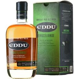 Виски Eddu Broceliande Pur Blе Noir Whisky de Bretagne, 43%, 0.7 л, в коробке