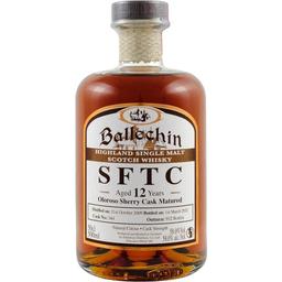 Виски Ballechin Straight from the Cask Sherry Single Malt Scotch Whisky 58% 0.5 л