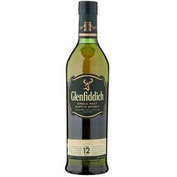 Віскі Glenfiddich Single Malt Scotch, 12 років, 40%, 1 л