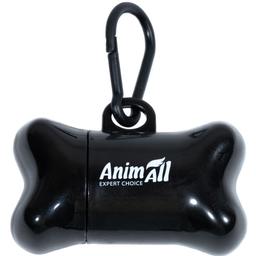 Диспенсер AnimAll со сменными пакетами 1 рулон 15 шт. черный