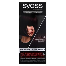 Краска для волос Syoss 3-3 Темно-фиолетовый, 115 мл
