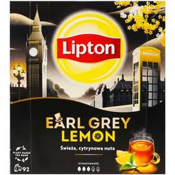 Чай чорний Lipton Earl Grey Lemon, 184 г (92 шт. х 2 г) (923174)
