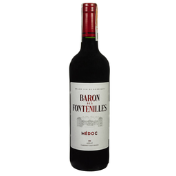 Вино Baron Des Fontenilles Medoc, червоне, сухе, 0,75 л